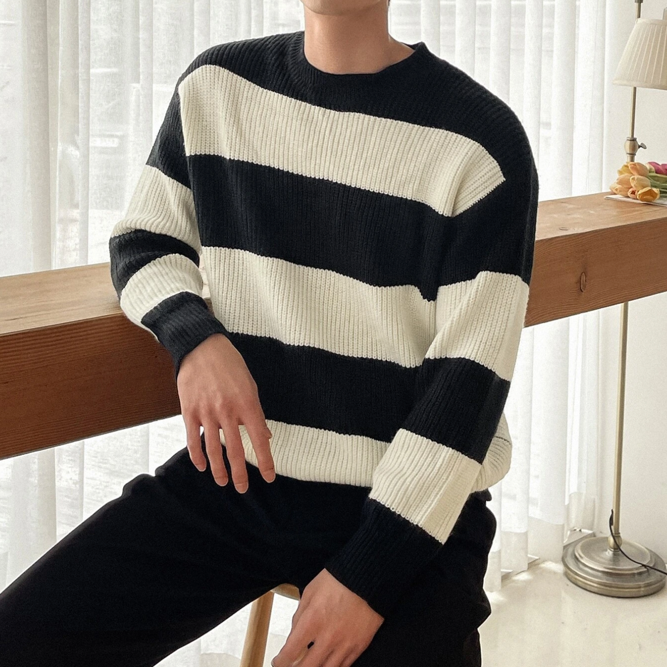 Antonio Striped Sweater